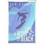 AF15- Lot de 5 Affiches Surf Landes- 20x30cm
